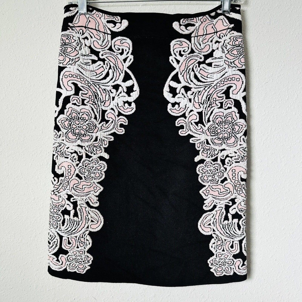 Bcbgmaxazria Natalee Scrollwork Sweater Pencil Sk… - image 1